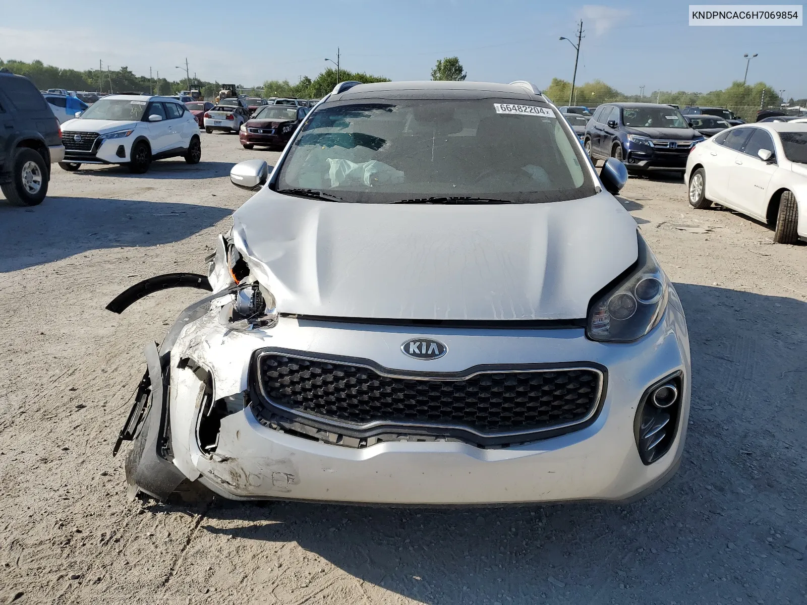 2017 Kia Sportage Ex VIN: KNDPNCAC6H7069854 Lot: 66482204