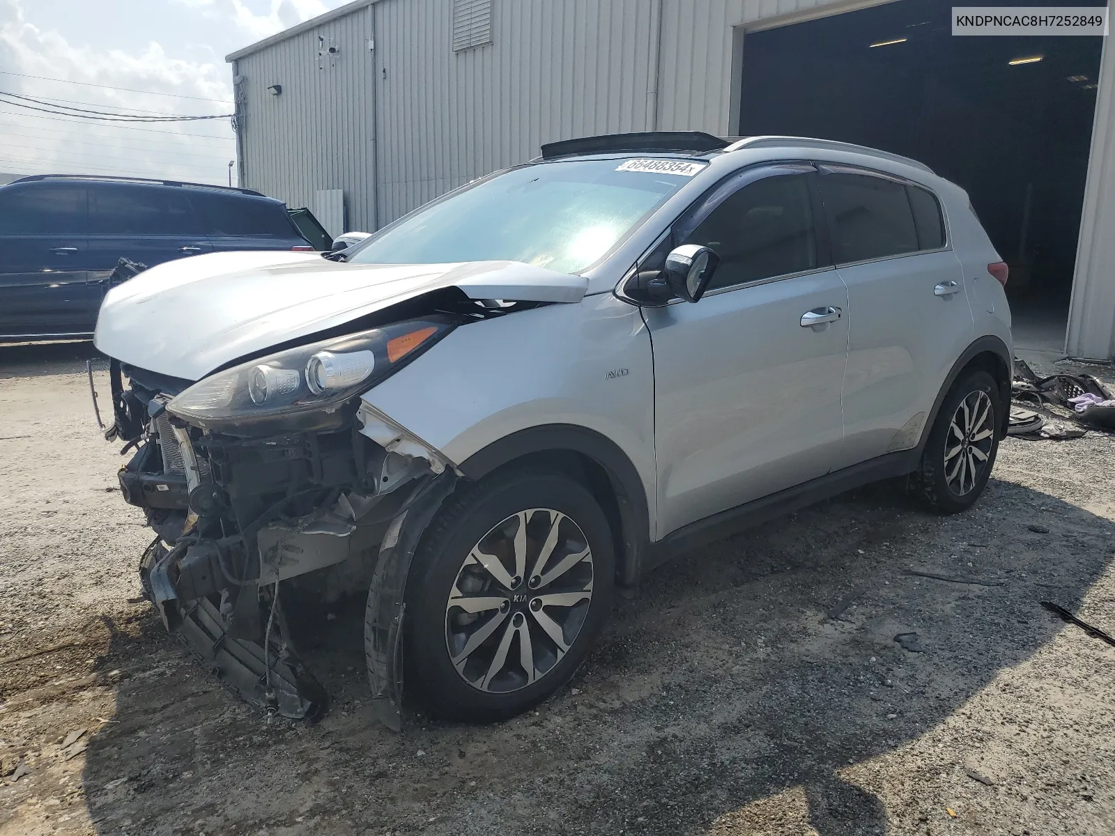 KNDPNCAC8H7252849 2017 Kia Sportage Ex