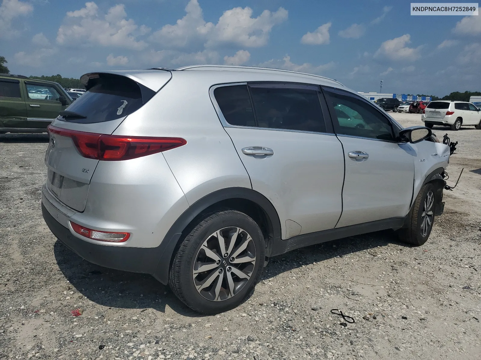 2017 Kia Sportage Ex VIN: KNDPNCAC8H7252849 Lot: 66488354