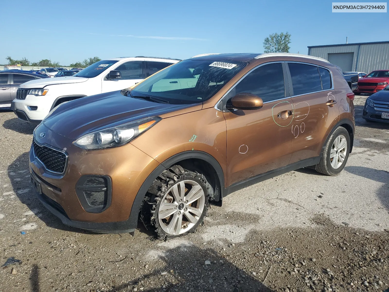 KNDPM3AC3H7294400 2017 Kia Sportage Lx