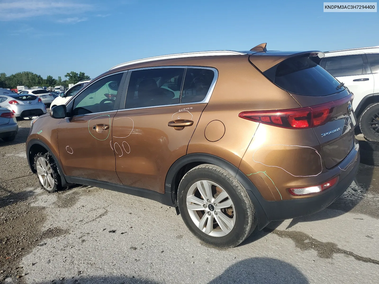 KNDPM3AC3H7294400 2017 Kia Sportage Lx