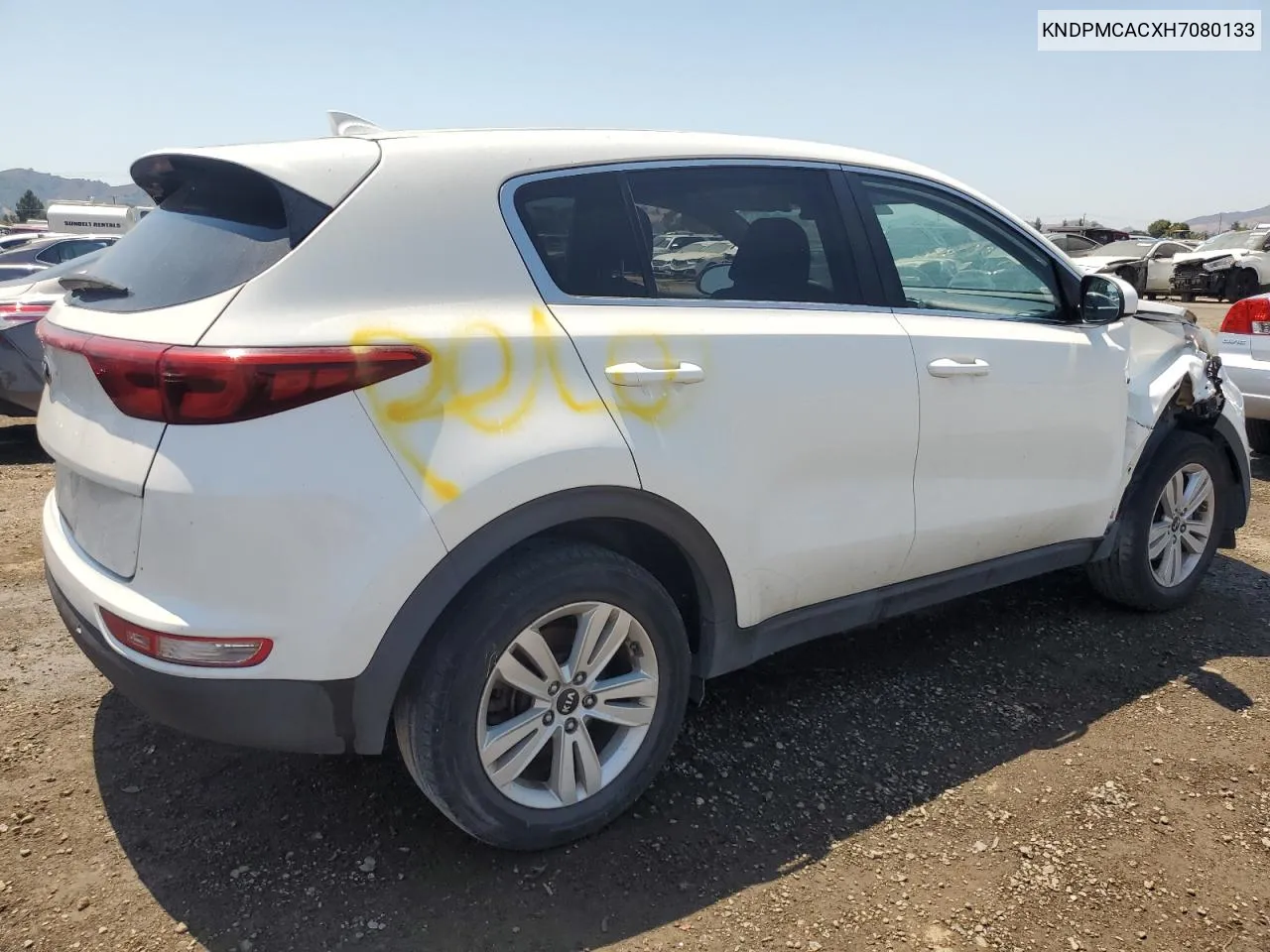 2017 Kia Sportage Lx VIN: KNDPMCACXH7080133 Lot: 66704514