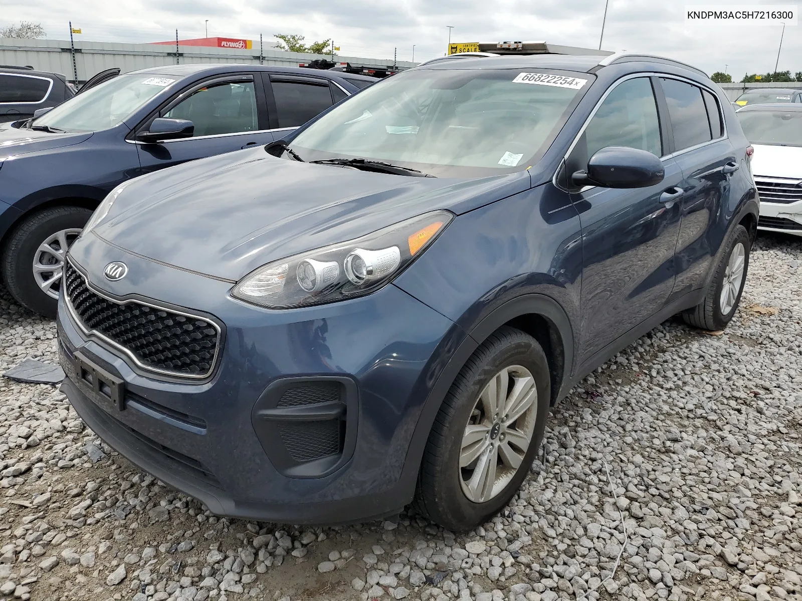 2017 Kia Sportage Lx VIN: KNDPM3AC5H7216300 Lot: 66822254