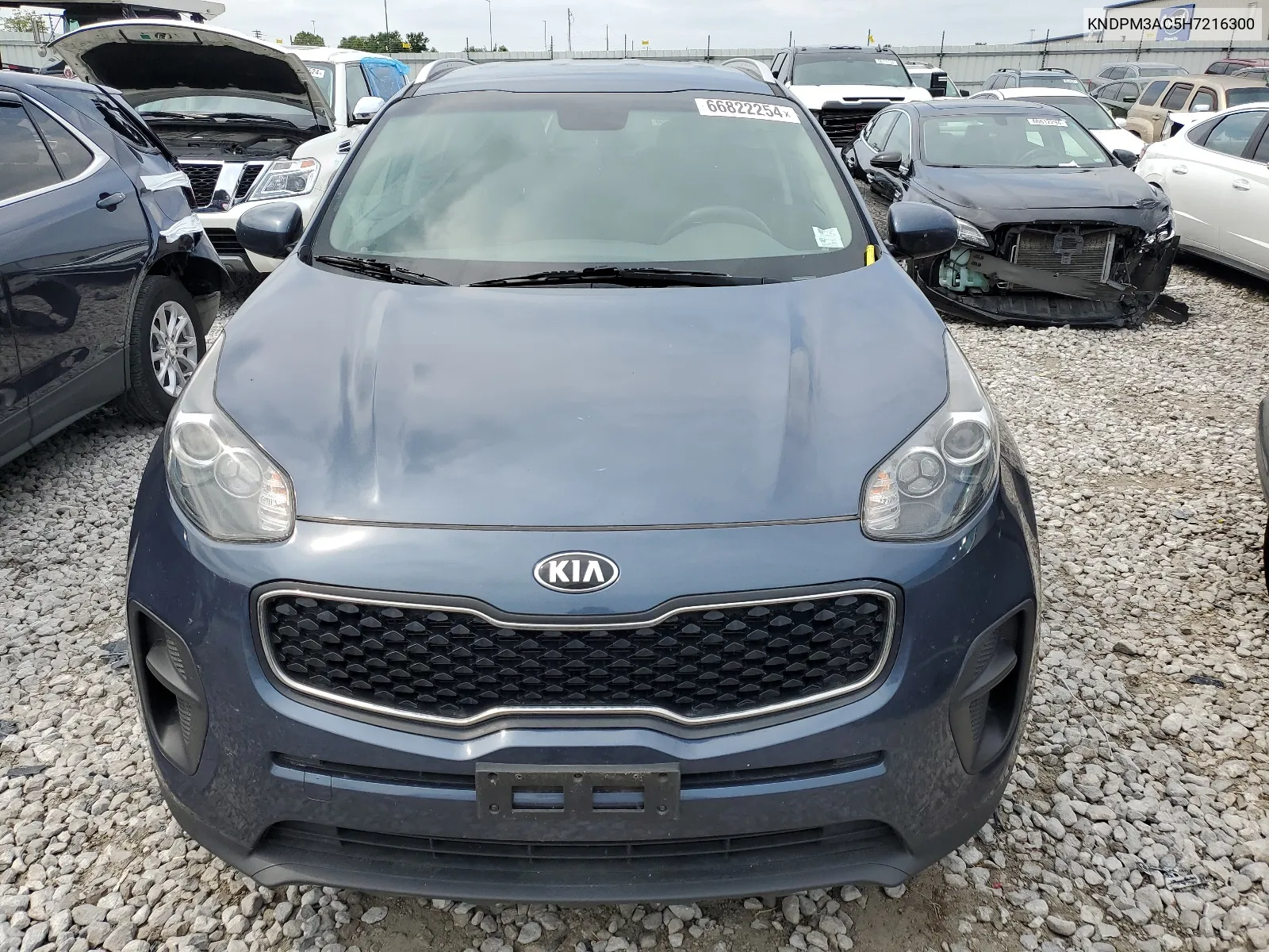 2017 Kia Sportage Lx VIN: KNDPM3AC5H7216300 Lot: 66822254