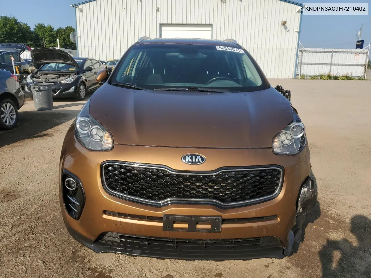 2017 Kia Sportage Ex VIN: KNDPN3AC9H7210402 Lot: 66838074