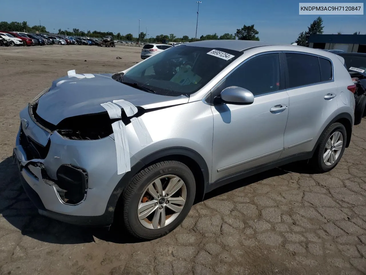 KNDPM3AC9H7120847 2017 Kia Sportage Lx