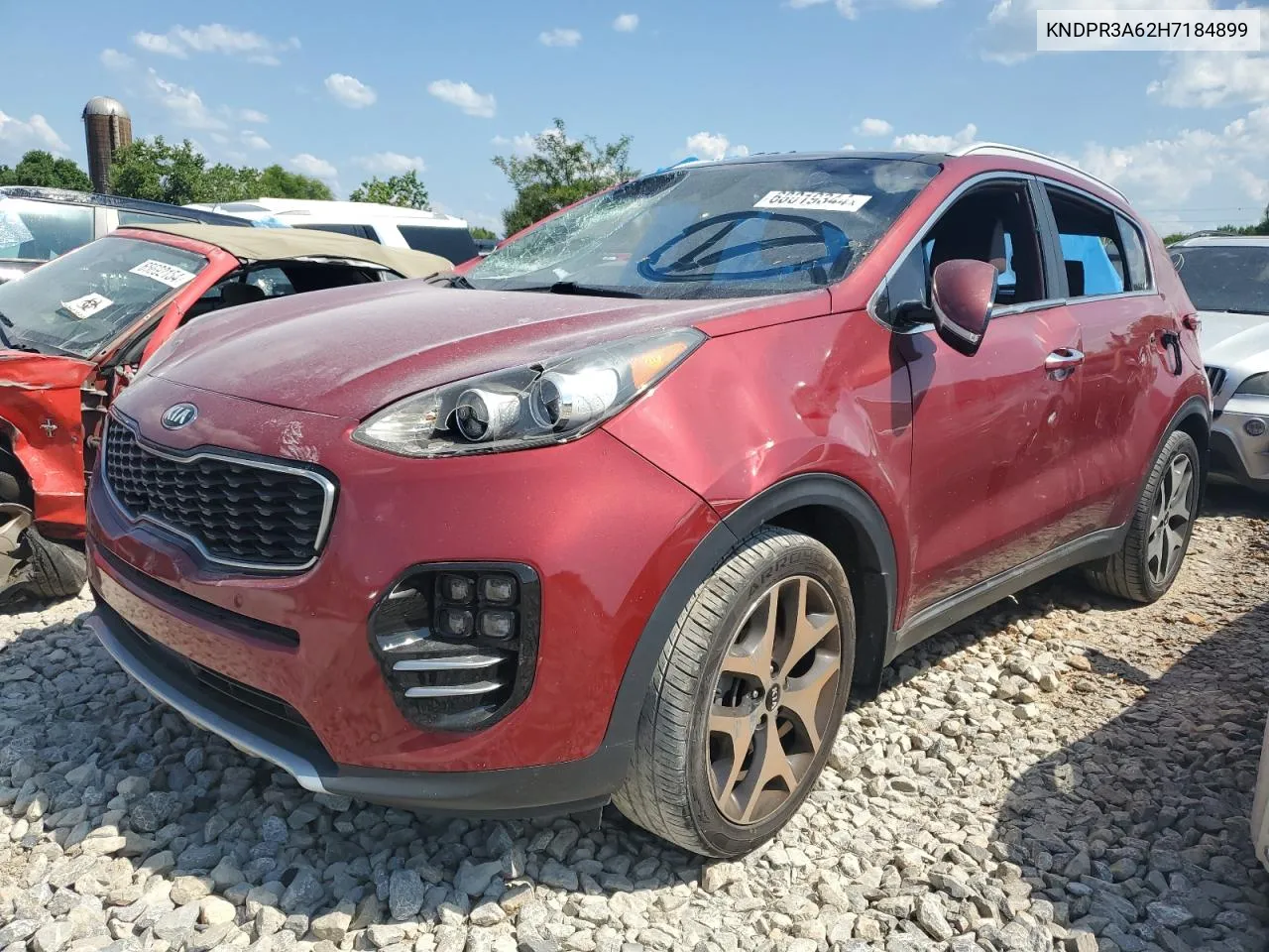 2017 Kia Sportage Sx VIN: KNDPR3A62H7184899 Lot: 68019344