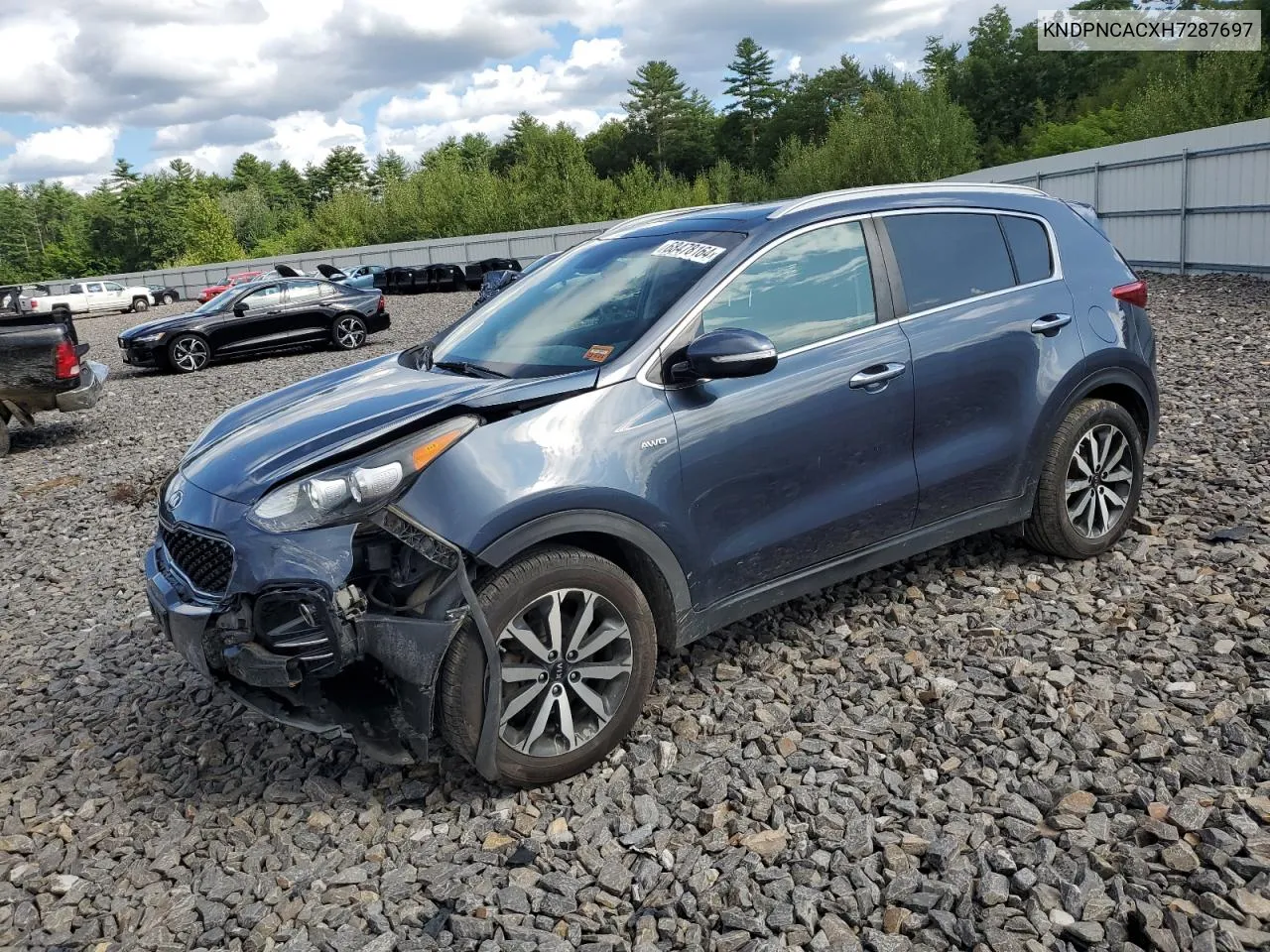 2017 Kia Sportage Ex VIN: KNDPNCACXH7287697 Lot: 68478164