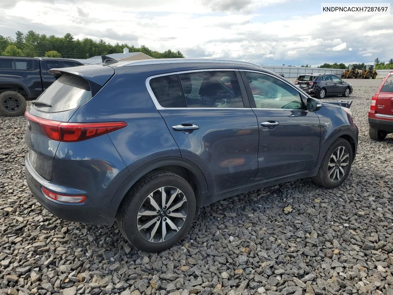 2017 Kia Sportage Ex VIN: KNDPNCACXH7287697 Lot: 68478164