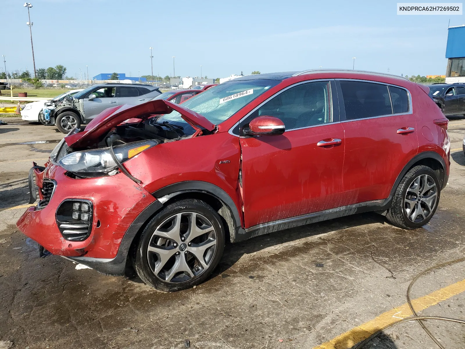 KNDPRCA62H7269502 2017 Kia Sportage Sx