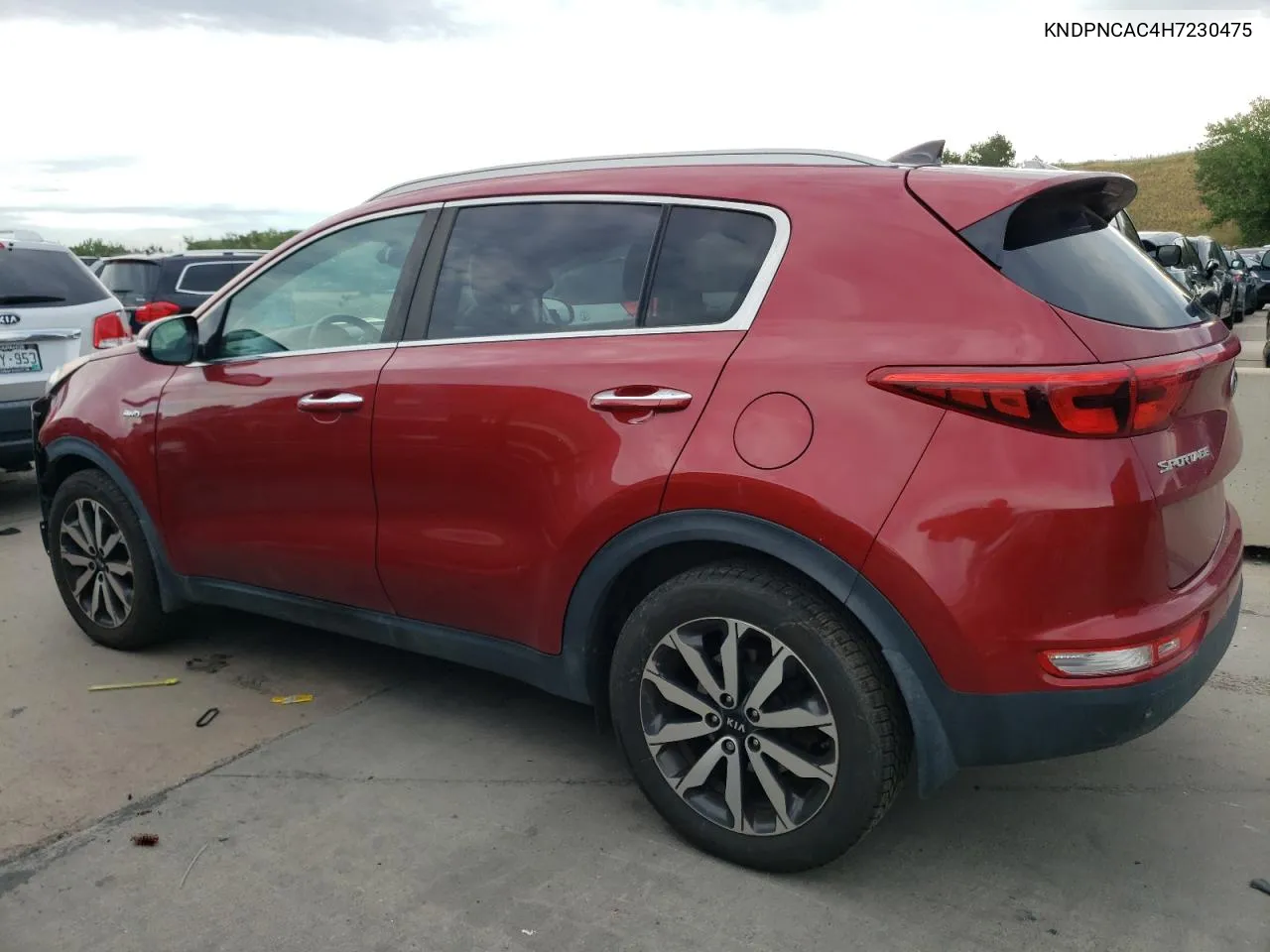 KNDPNCAC4H7230475 2017 Kia Sportage Ex