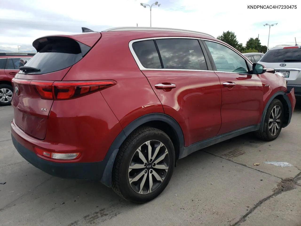 2017 Kia Sportage Ex VIN: KNDPNCAC4H7230475 Lot: 68644934