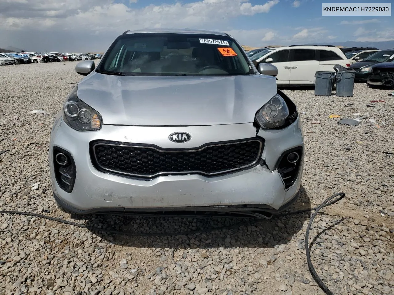 KNDPMCAC1H7229030 2017 Kia Sportage Lx