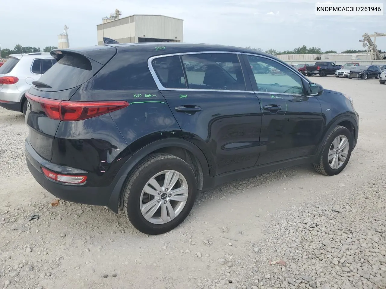 KNDPMCAC3H7261946 2017 Kia Sportage Lx