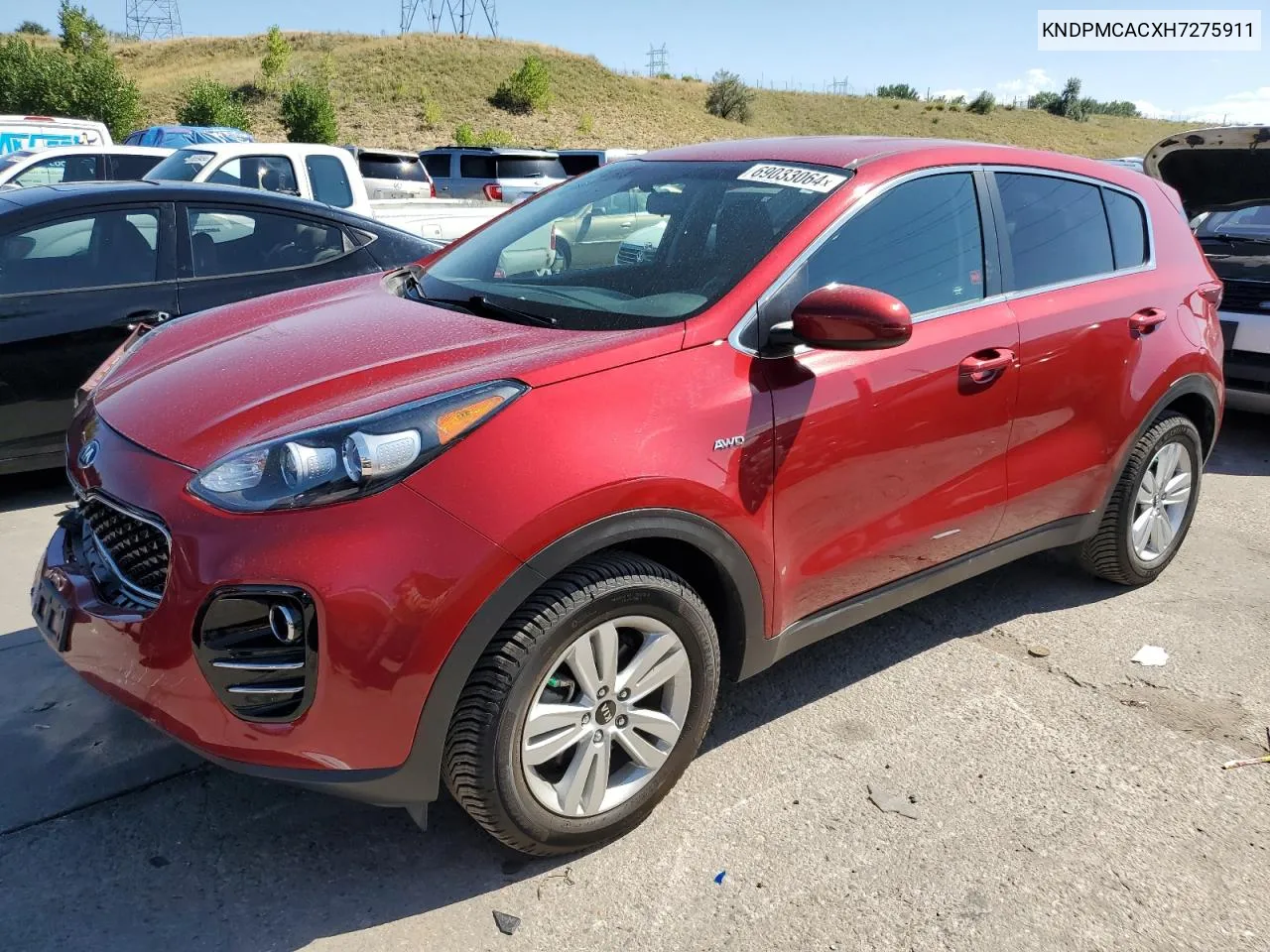 KNDPMCACXH7275911 2017 Kia Sportage Lx