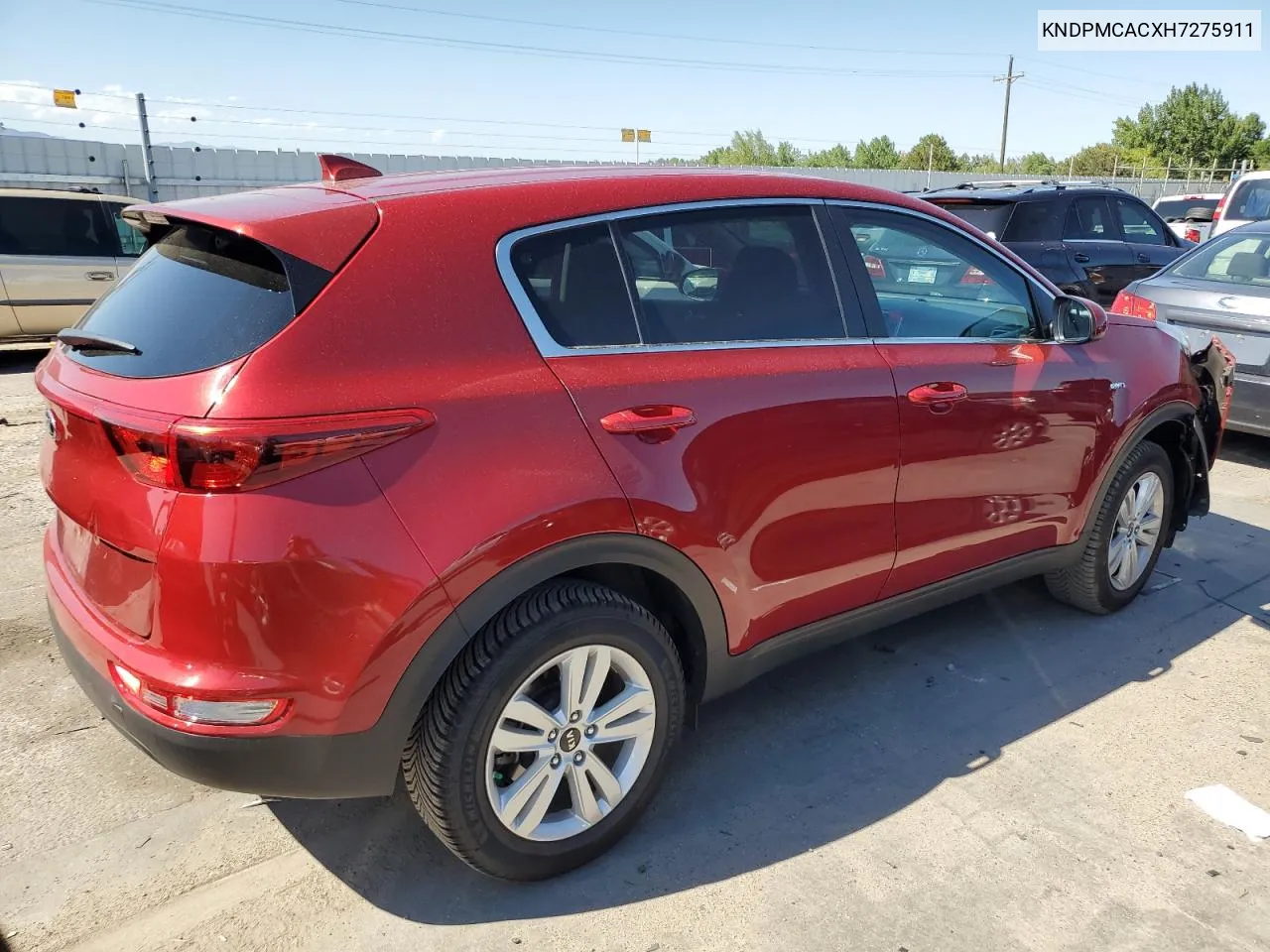 KNDPMCACXH7275911 2017 Kia Sportage Lx