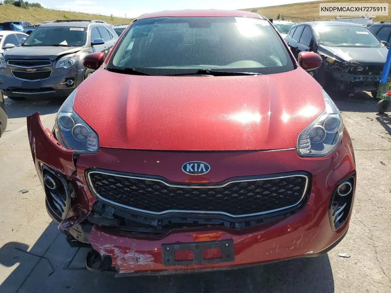 2017 Kia Sportage Lx VIN: KNDPMCACXH7275911 Lot: 69033064