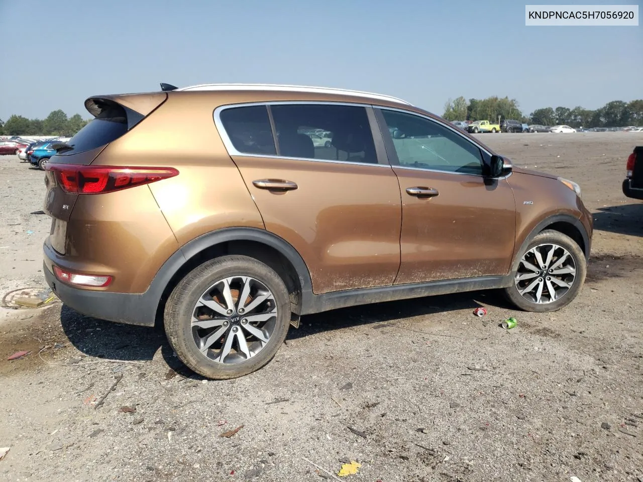 KNDPNCAC5H7056920 2017 Kia Sportage Ex