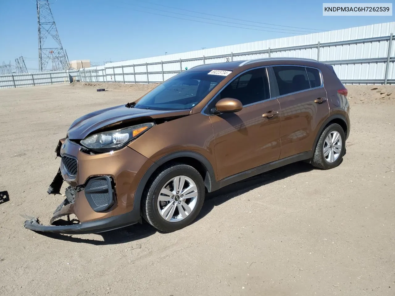 KNDPM3AC6H7262539 2017 Kia Sportage Lx