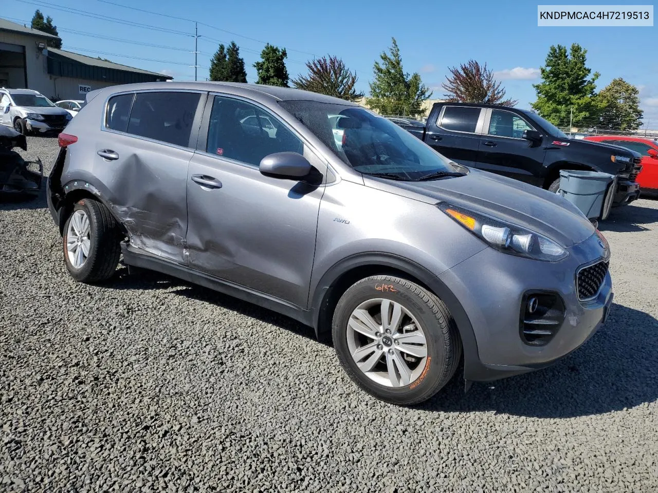 KNDPMCAC4H7219513 2017 Kia Sportage Lx