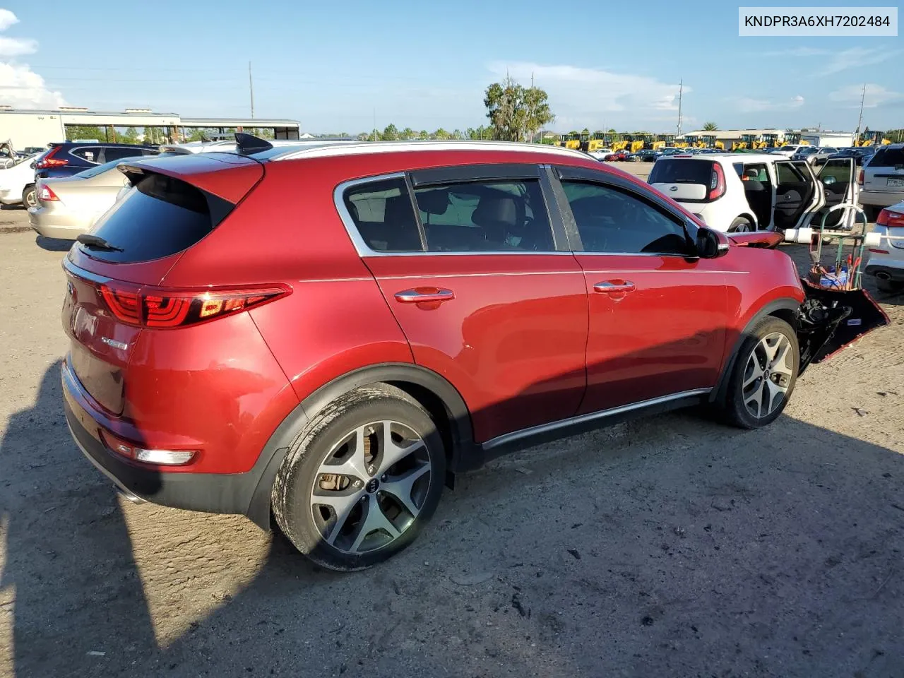 2017 Kia Sportage Sx VIN: KNDPR3A6XH7202484 Lot: 69302834