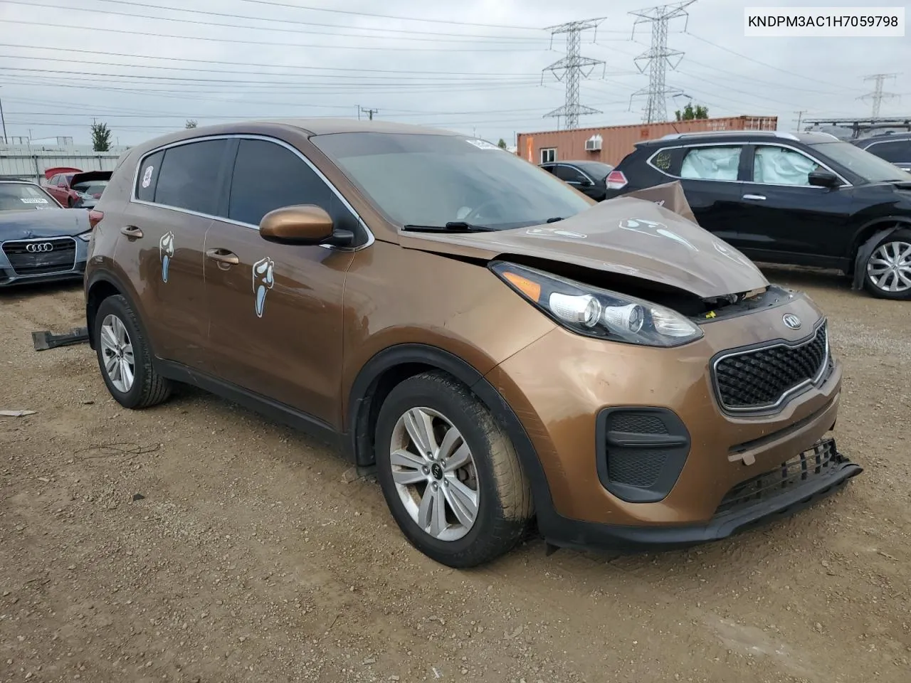 KNDPM3AC1H7059798 2017 Kia Sportage Lx