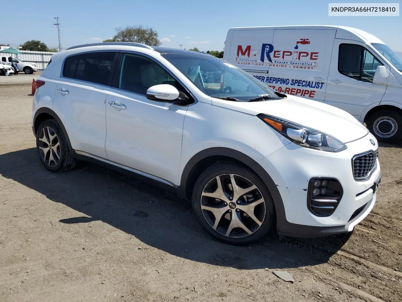 2017 Kia Sportage Sx VIN: KNDPR3A66H7218410 Lot: 69670634