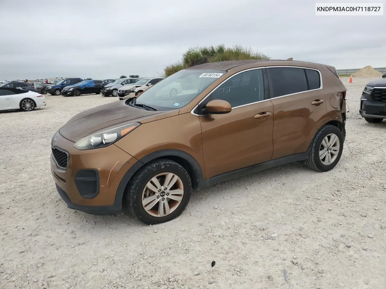 2017 Kia Sportage Lx VIN: KNDPM3AC0H7118727 Lot: 69760154