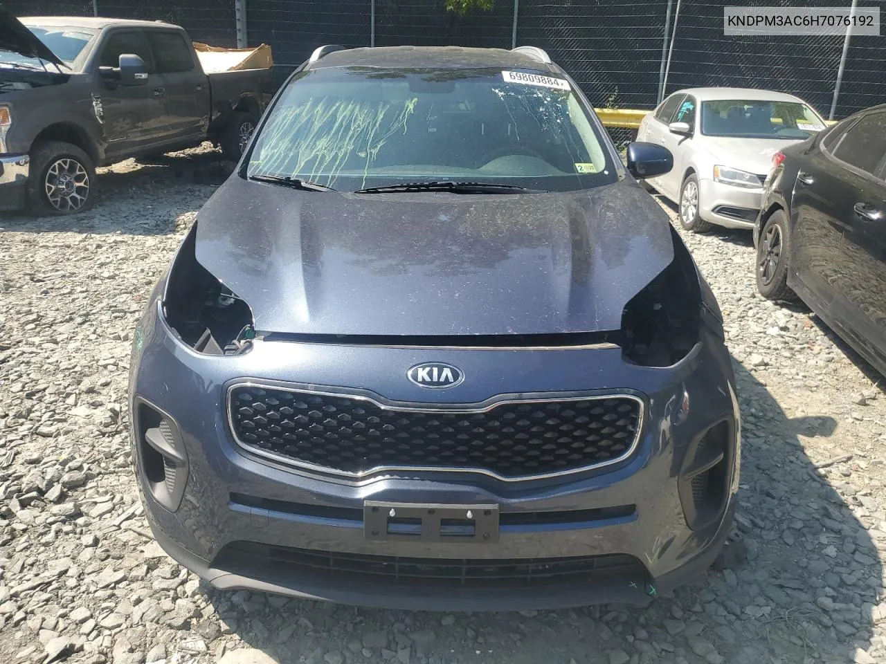 2017 Kia Sportage Lx VIN: KNDPM3AC6H7076192 Lot: 69809884