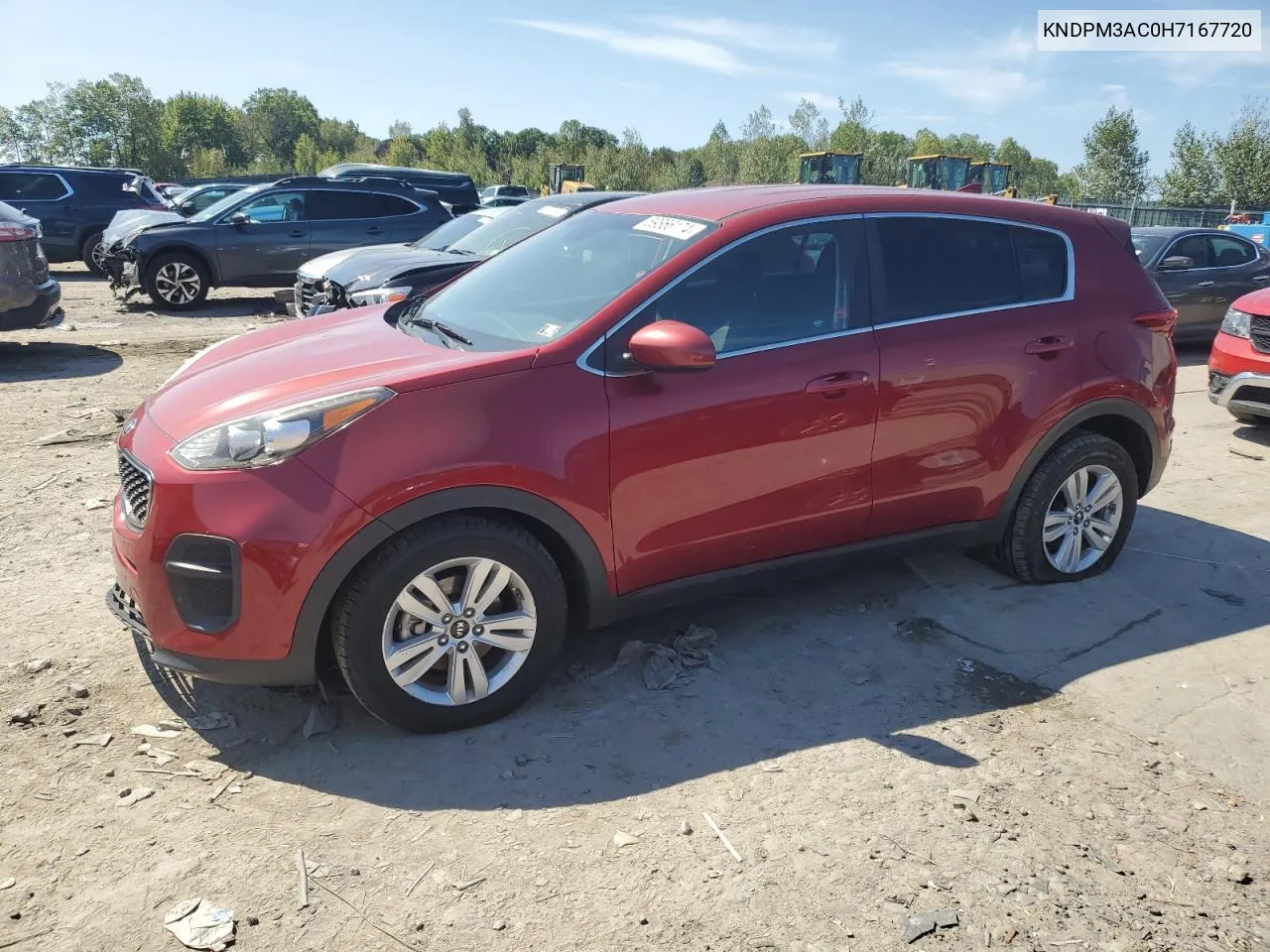 2017 Kia Sportage Lx VIN: KNDPM3AC0H7167720 Lot: 69866174