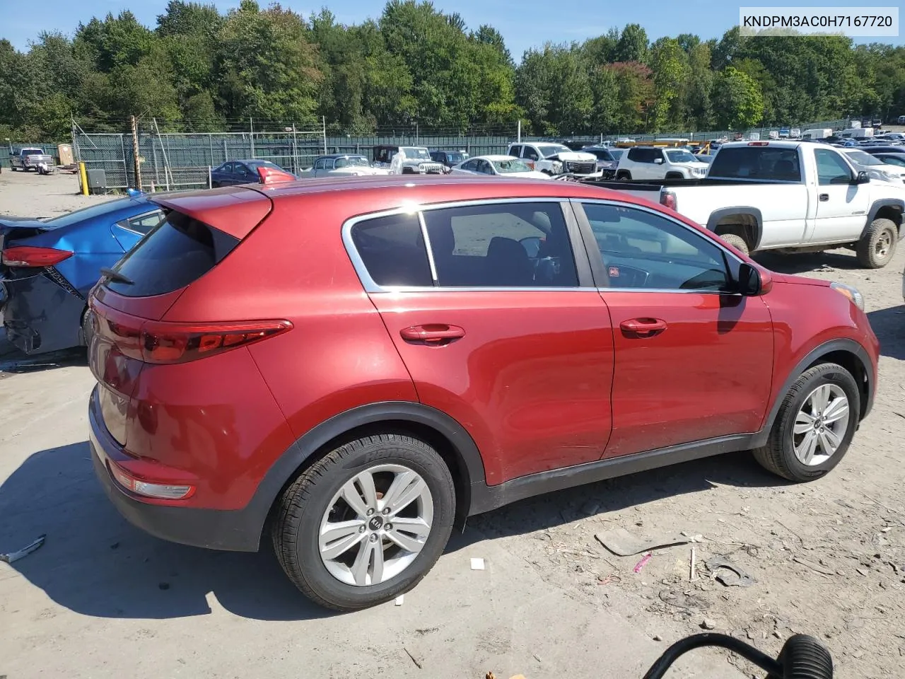 2017 Kia Sportage Lx VIN: KNDPM3AC0H7167720 Lot: 69866174