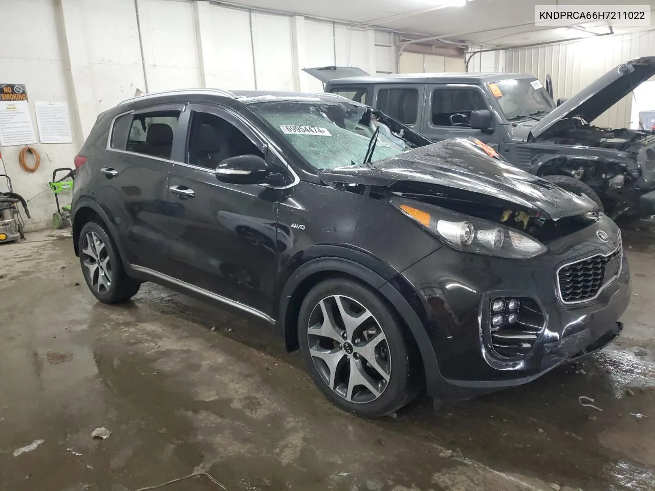 2017 Kia Sportage Sx VIN: KNDPRCA66H7211022 Lot: 69954474