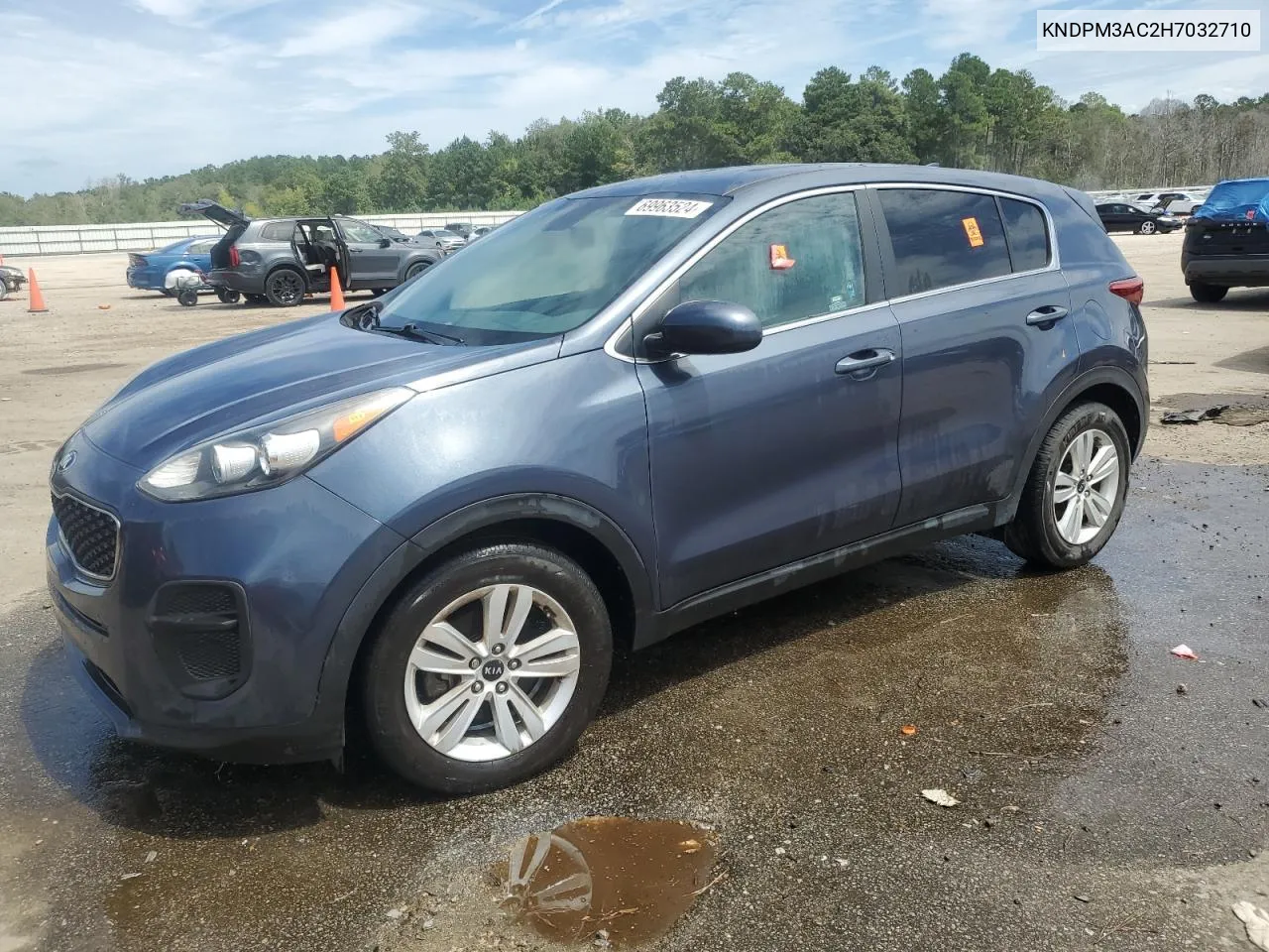 2017 Kia Sportage Lx VIN: KNDPM3AC2H7032710 Lot: 69963524