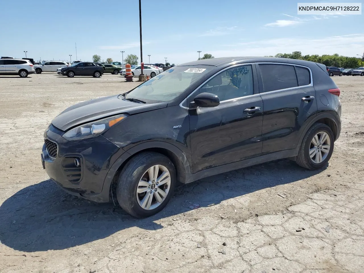 2017 Kia Sportage Lx VIN: KNDPMCAC9H7128222 Lot: 70021354