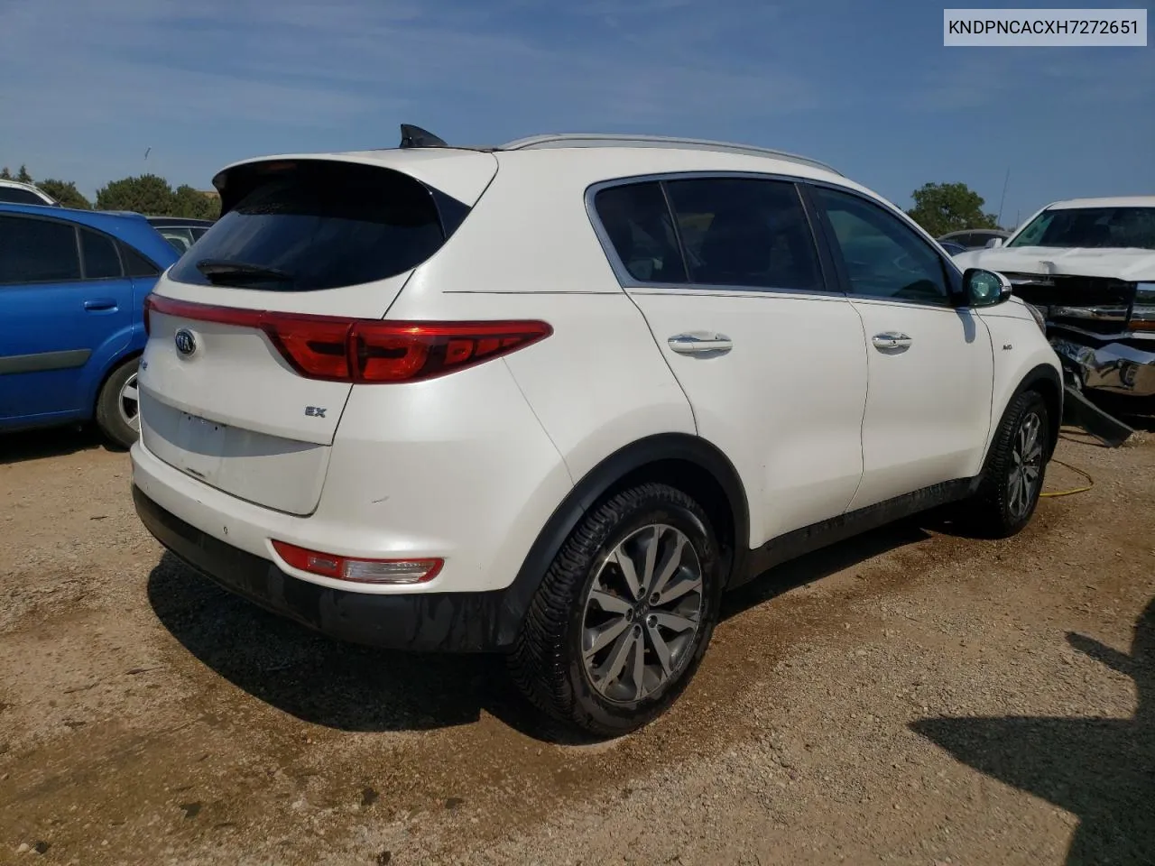 KNDPNCACXH7272651 2017 Kia Sportage Ex