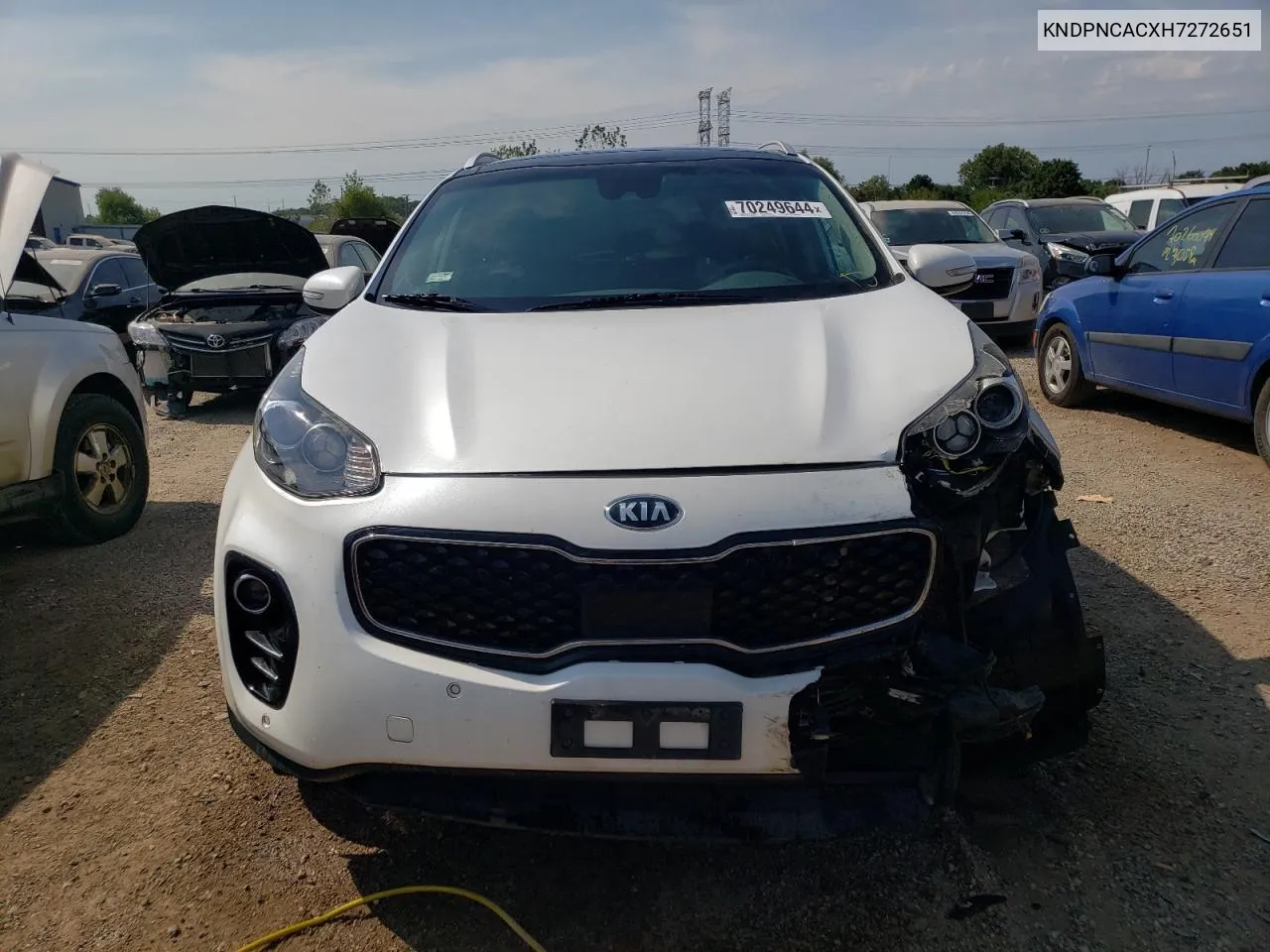 KNDPNCACXH7272651 2017 Kia Sportage Ex