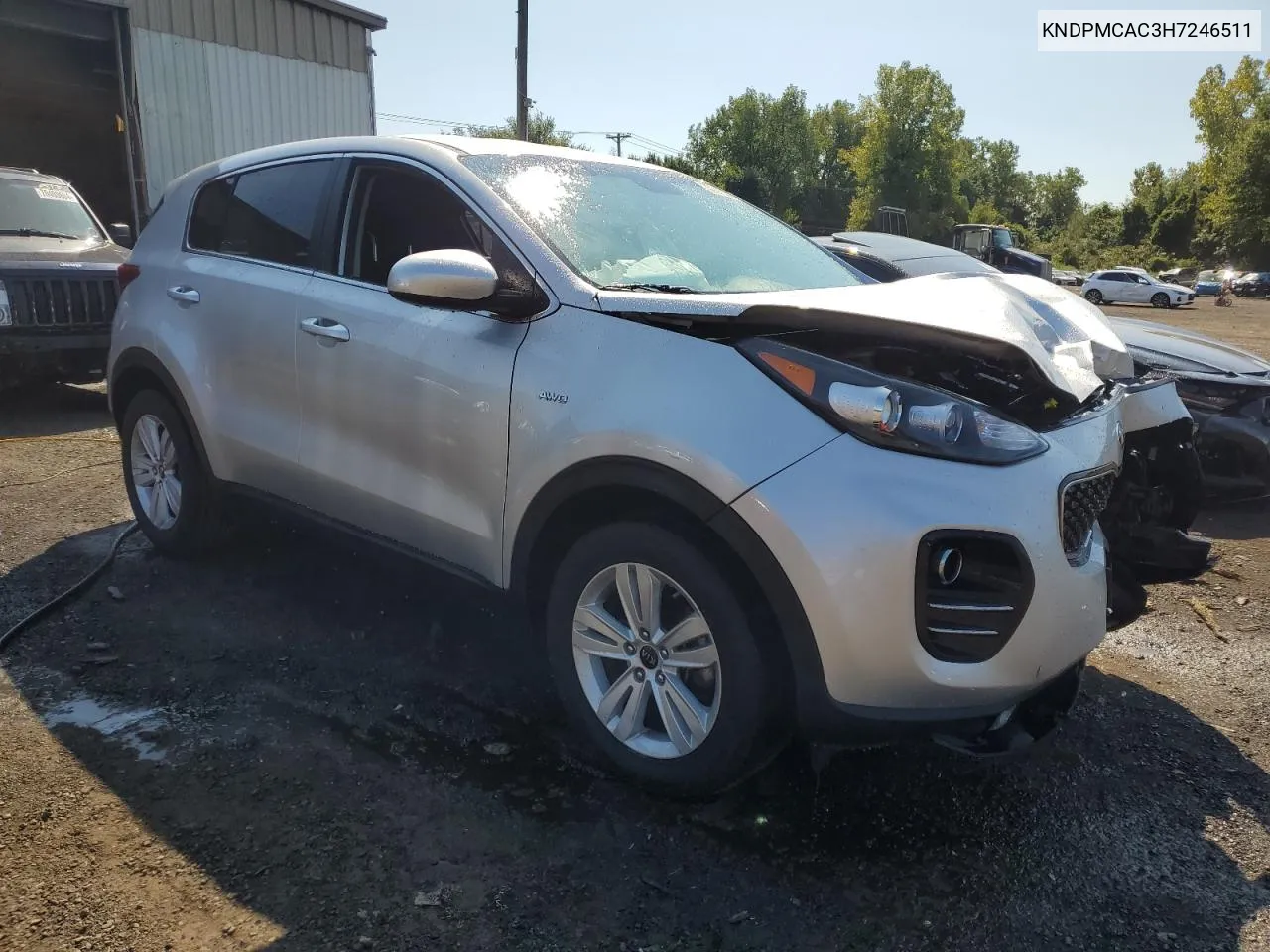 2017 Kia Sportage Lx VIN: KNDPMCAC3H7246511 Lot: 70273044