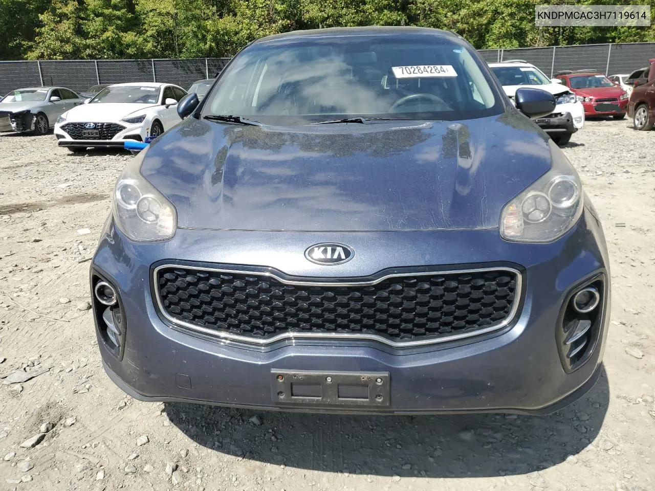 2017 Kia Sportage Lx VIN: KNDPMCAC3H7119614 Lot: 70284284