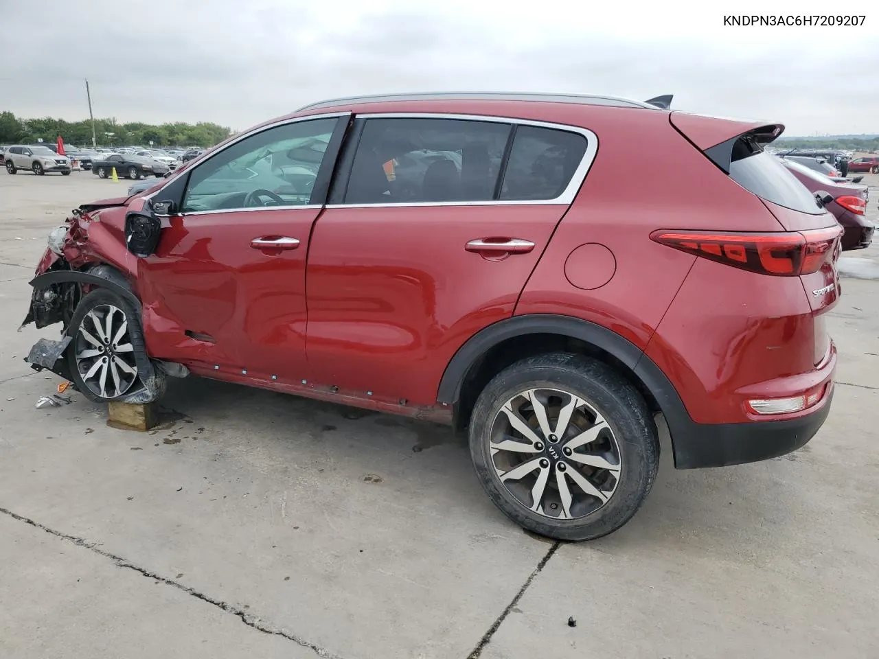 2017 Kia Sportage Ex VIN: KNDPN3AC6H7209207 Lot: 70317734