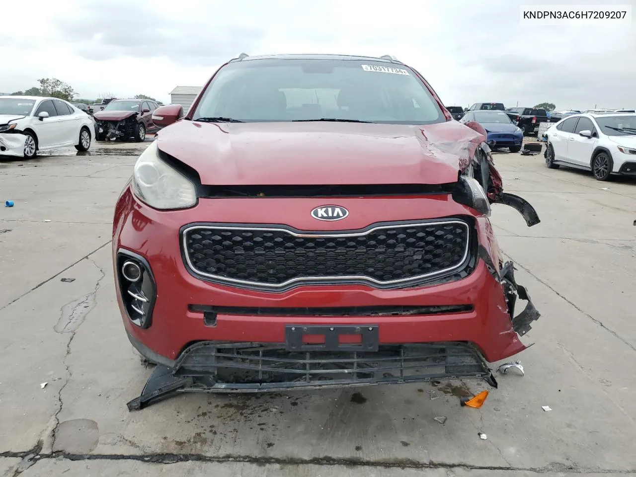 KNDPN3AC6H7209207 2017 Kia Sportage Ex