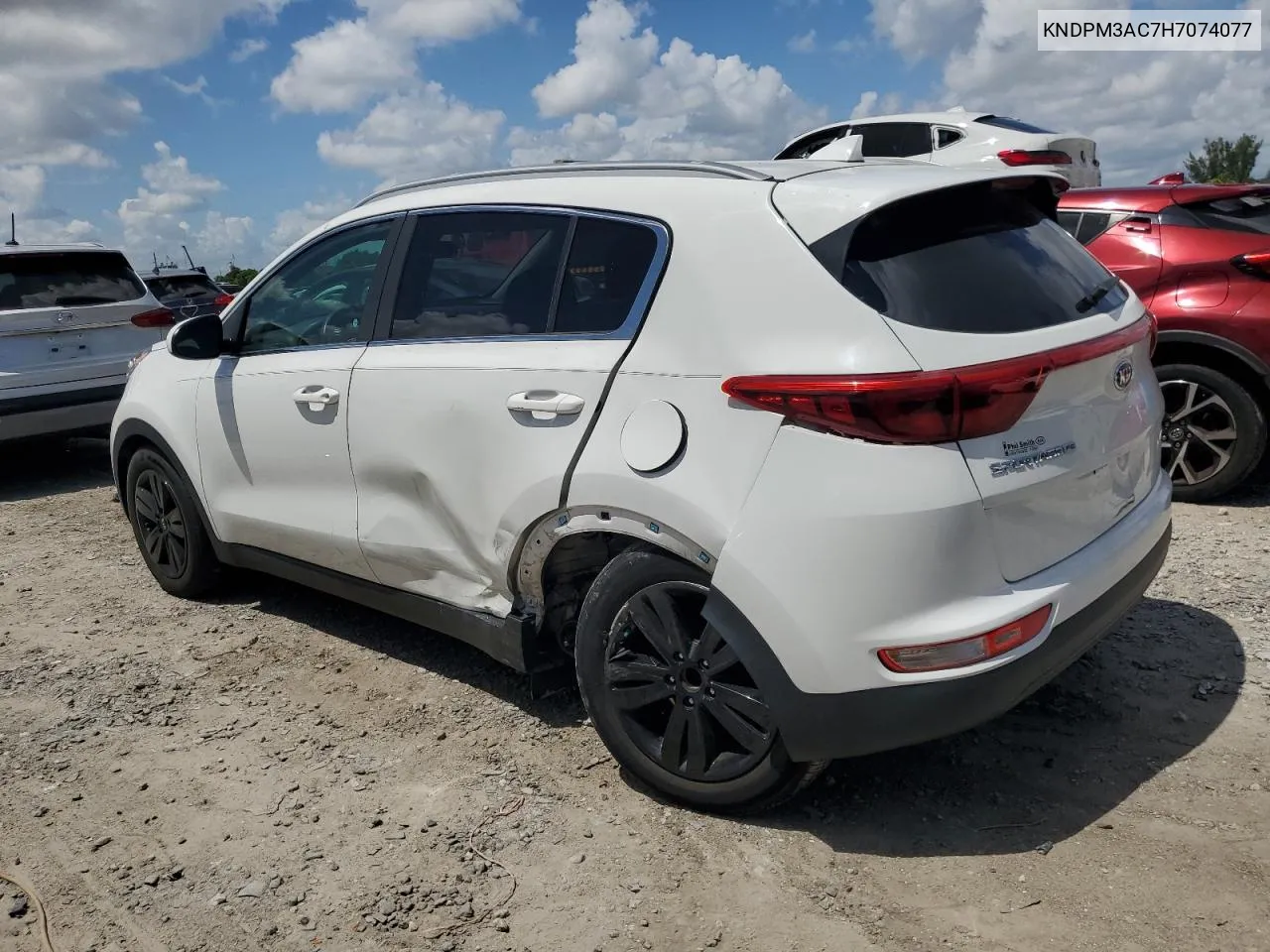 KNDPM3AC7H7074077 2017 Kia Sportage Lx