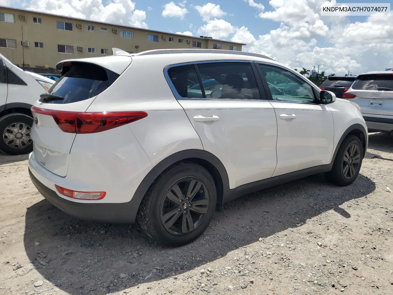 2017 Kia Sportage Lx VIN: KNDPM3AC7H7074077 Lot: 70411224