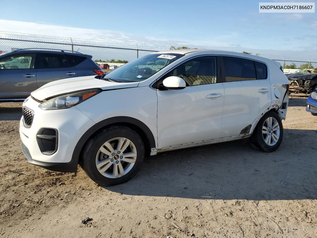 2017 Kia Sportage Lx VIN: KNDPM3AC0H7186607 Lot: 70425774