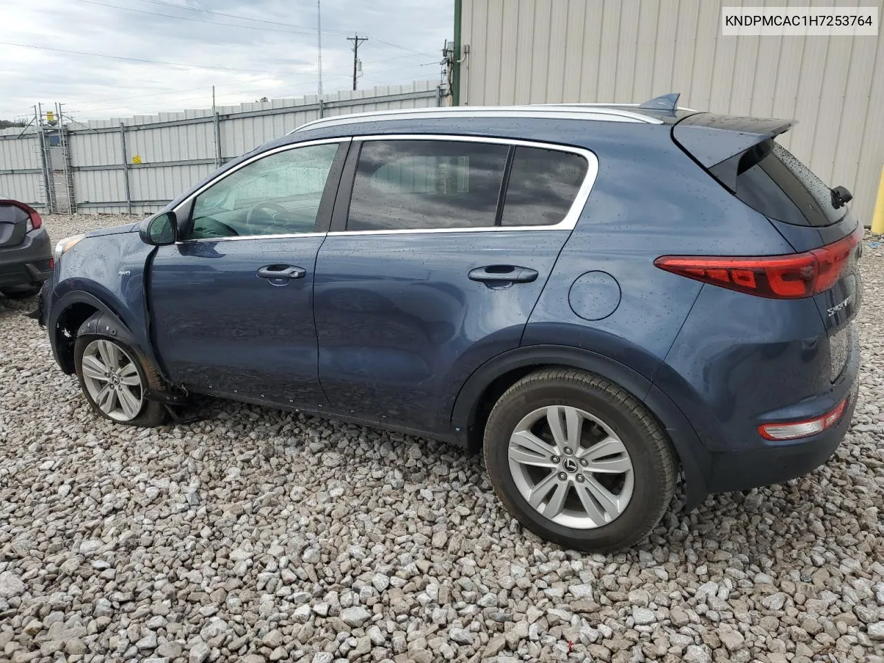 2017 Kia Sportage Lx VIN: KNDPMCAC1H7253764 Lot: 70462264