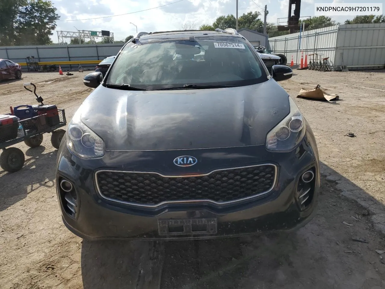 KNDPNCAC9H7201179 2017 Kia Sportage Ex