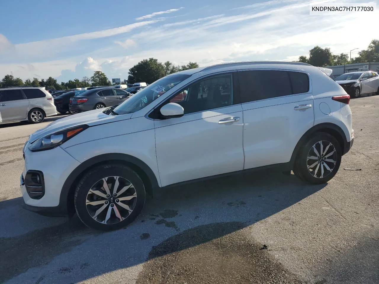 2017 Kia Sportage Ex VIN: KNDPN3AC7H7177030 Lot: 71166524