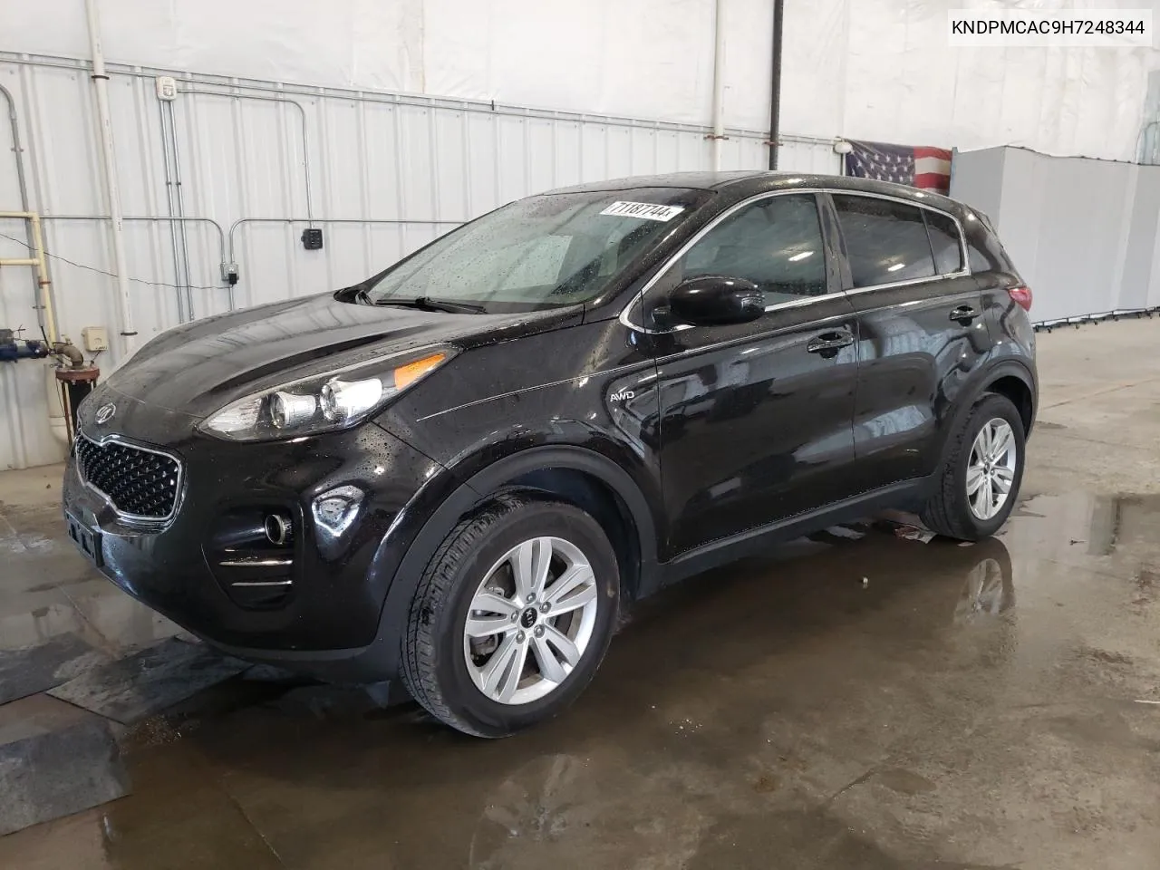 2017 Kia Sportage Lx VIN: KNDPMCAC9H7248344 Lot: 71187744