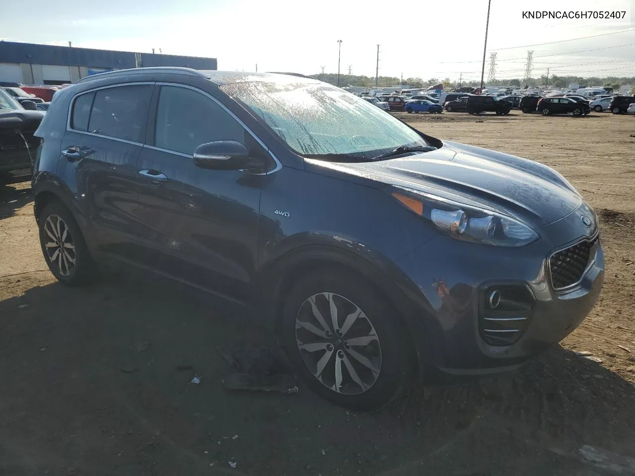 KNDPNCAC6H7052407 2017 Kia Sportage Ex