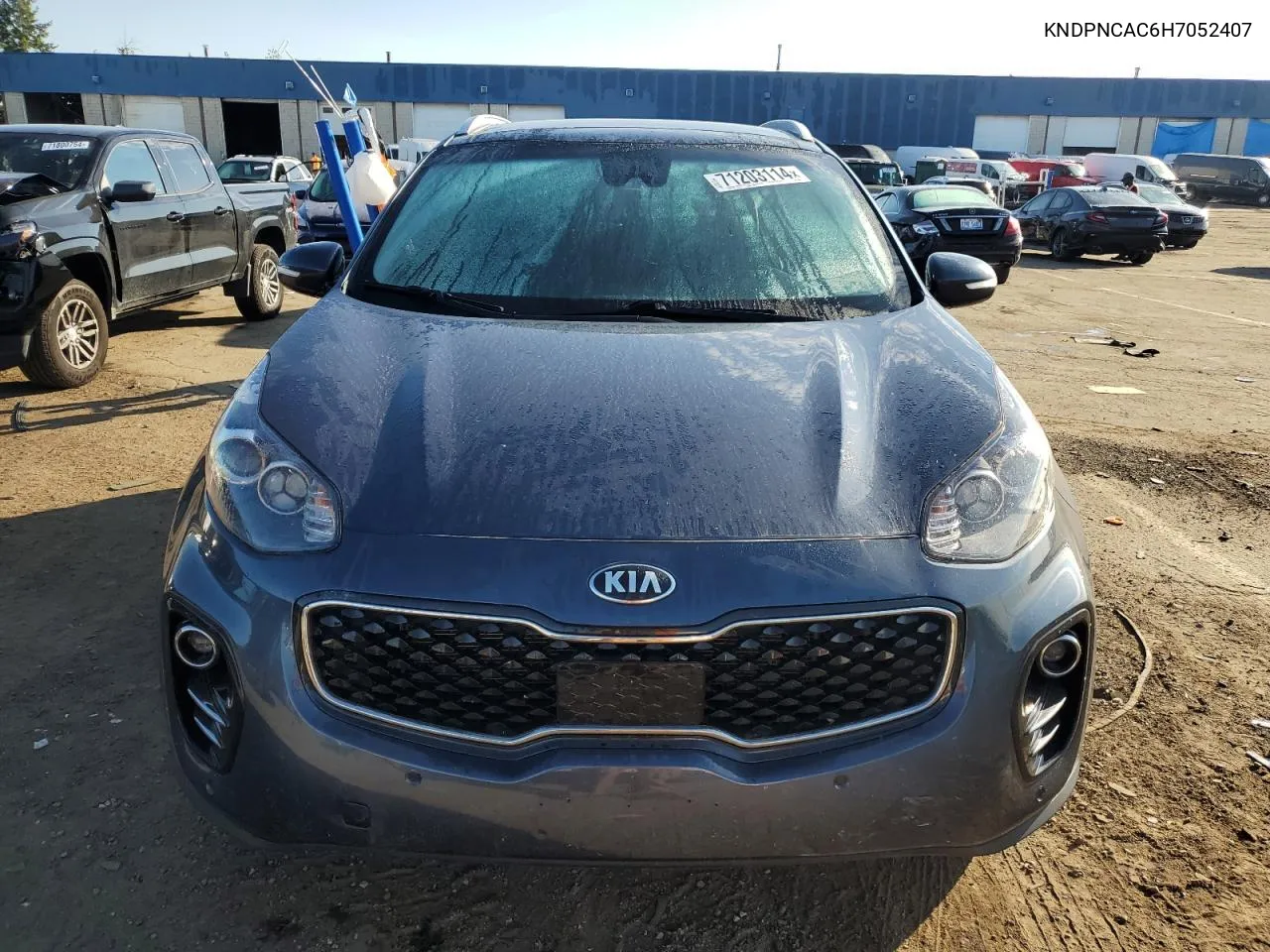 2017 Kia Sportage Ex VIN: KNDPNCAC6H7052407 Lot: 71203114