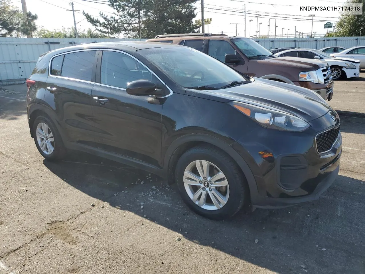 2017 Kia Sportage Lx VIN: KNDPM3AC1H7174918 Lot: 71210374